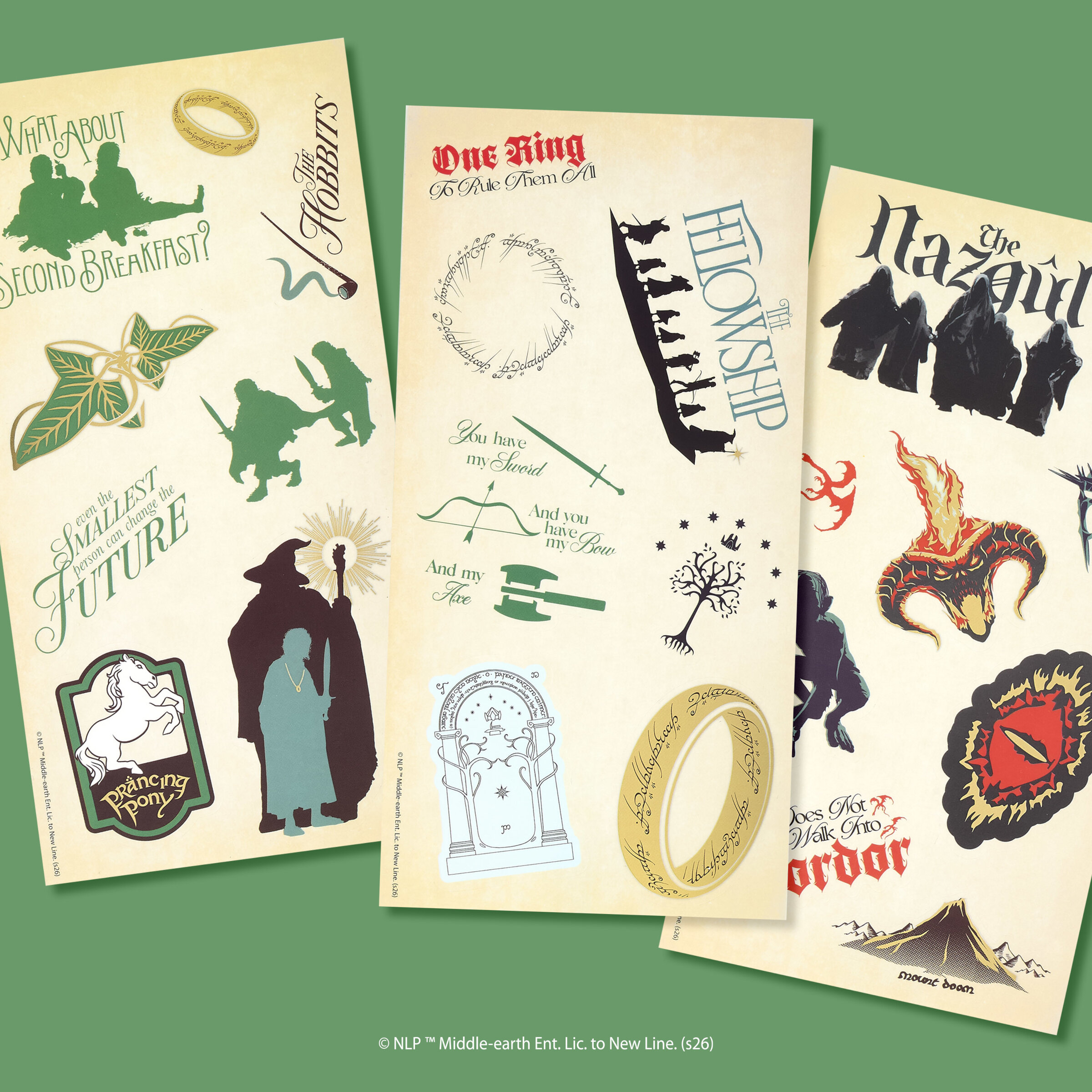 The Lord of the Rings Sticker Set